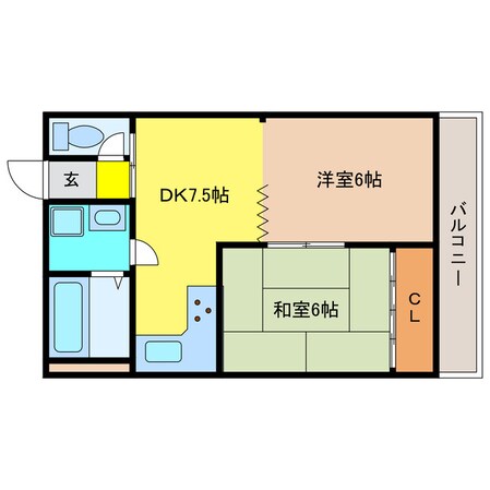 膳所駅 徒歩20分 1階の物件間取画像